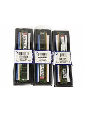 Kingston KCP316ND8/8/4 Desktop RAM (2x8Gb 1x4Gb) USA 20GB DDR3-1600 PC3 Non-ECC